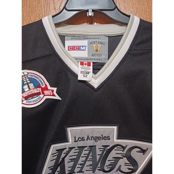 Wayne Gretzky (CCM)-(Kings)-(Jersey)-(Black/Grey)-(New)-(Size:XL-52)-$110.00 - Picture 9 of 9
